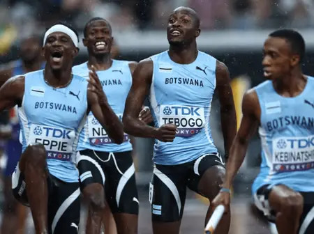 Gold Medal Glory! Botswana Declares Public Holiday After Historic 4x400m Win