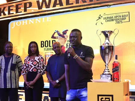 Uganda National Team Captain Cwinyaai wins 2025 Johnnie Walker Uganda Amateurs Open Golf Championship in final round