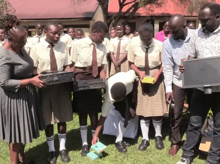 Bungoma Senator Wakoli delivers Computers to Kuywa Girls, calls for release of school funds