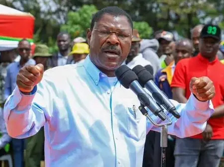 National Assembly Speaker Moses Wetang’ula and Farouk Kibet join Malava fundraiser in support of PWDs.