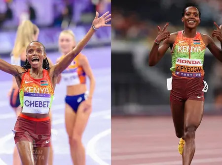 Beatrice Chebet wins 5000m gold at Tokyo WAC, with Faith Kipyegon taking silver