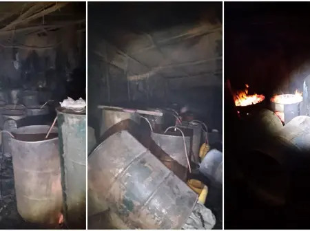 Over 20,000 litres of kangara destroyed as NACADA dismantles illicit brew distillery in Kibra