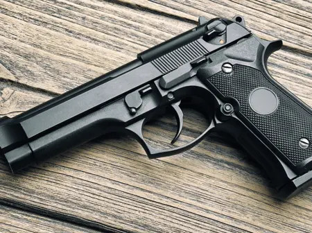 Casual worker recovers abandoned pistol in a farm in Athi River