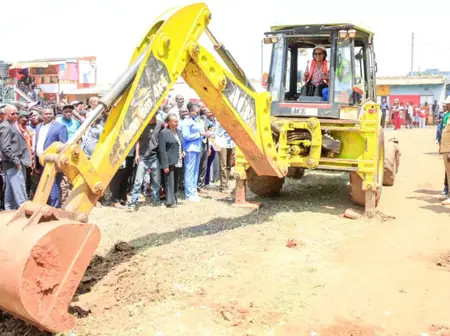 Anne Waiguru flags off new markets and housing project in Kirinyaga County