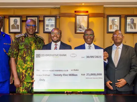 Kenya Police FC Secures Ksh 25 Million Sponsorship from Cooperative Bank