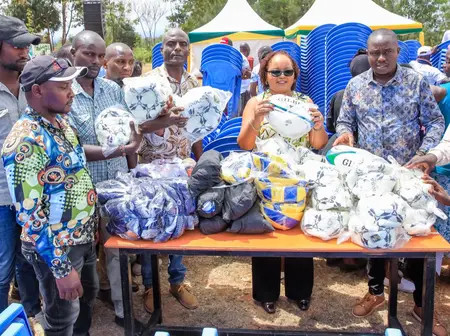 Over 35,000 Kirinyaga Residents Benefit as Waiguru Distributes Empowerment Items