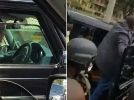 Video Captures Uhuru Driving Himself in Nairobi CBD