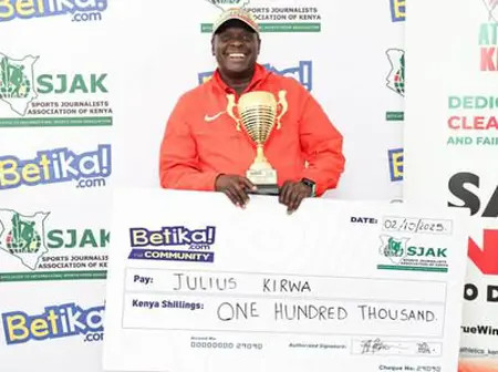 Head Coach Julius Kirwa Bags Top Award After Guiding Kenya to 11 Medals in Tokyo