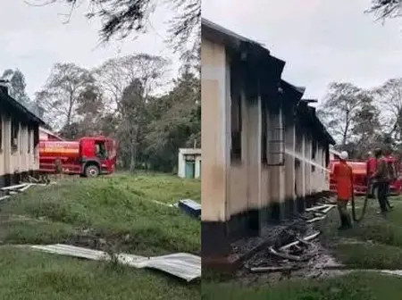 Dormitory Fire Destroys Property at Malava Boys High School