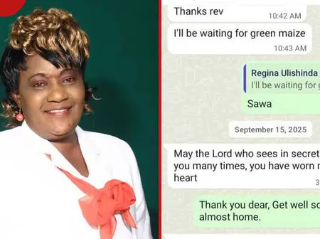 Regina Muthoni: Preacher Leaks Chats with Gospel Singer Weeks Before Death