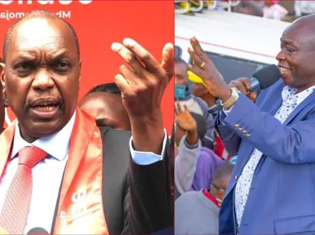 Jeremiah Kioni Claims Rigathi Gachagua Working with Ruto