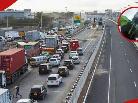 Influencer Shares Video of Motorist Hitting Cyclist: Along Mombasa Road: “Who’s to Blame?”