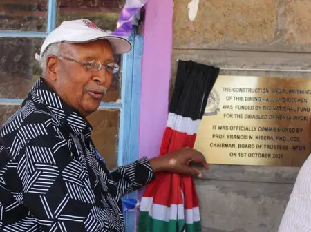 Bomet special school boosted as NFDK commissions Ksh3M dining hall