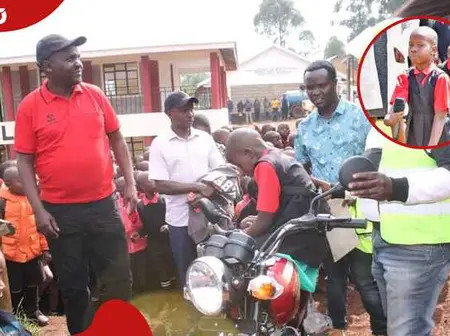 Bomet Well-wisher Buys Motorbike for Talented Student After Poem Melts Hearts at School Event