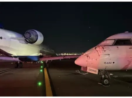 Planes collide on runway at New York’s LaGuardia airport