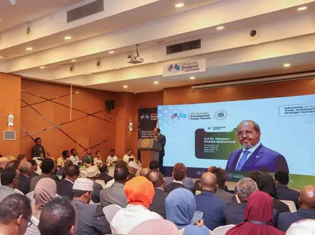 Somali President opens Somalia–U.S. Presidential Trade summit in Mogadishu