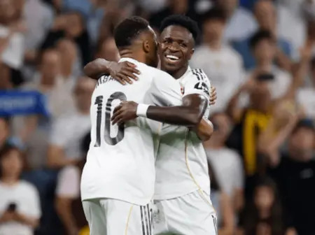 Vinicius Jr. Brace & Mbappé Strike Send Real Madrid Top of La Liga with 3-1 Win Over Villarreal