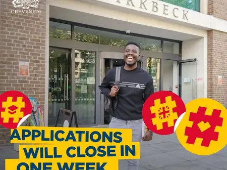 Applications for 2026-2027 Chevening Scholarships Open!