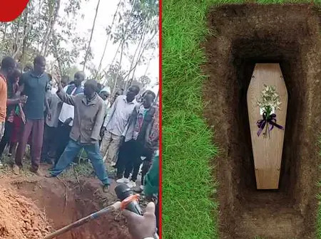 Video Captures Tense Moment Between 2 Men Near Open Grave as Mourners Intervene