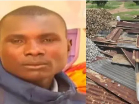Heartless Kenyan Landlady Removes Tenant’s House Roof over Sh500 Rent Arrear